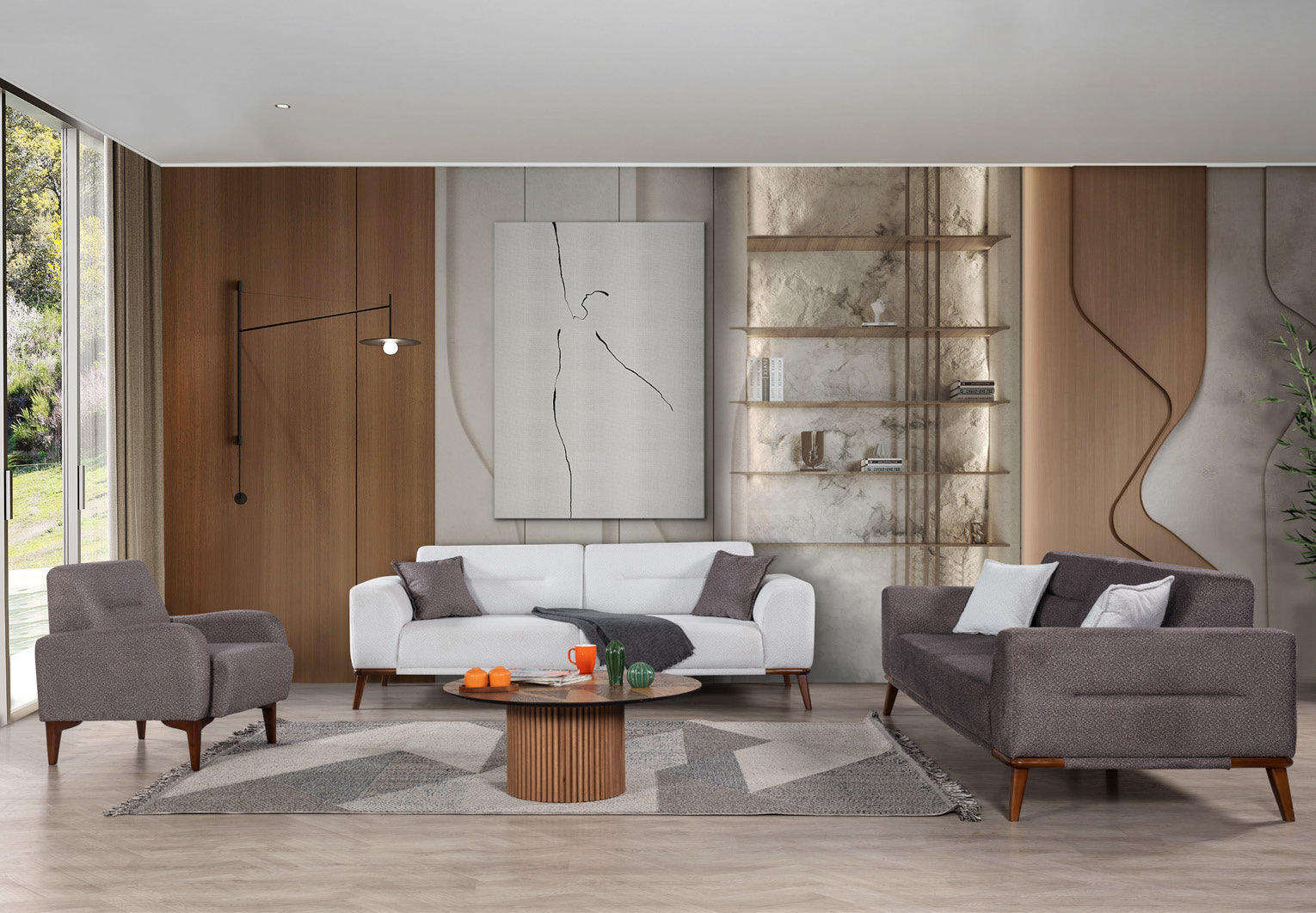 Enzo Koltuk Takımı Modern Koltuk Takımı ürün görseli 1