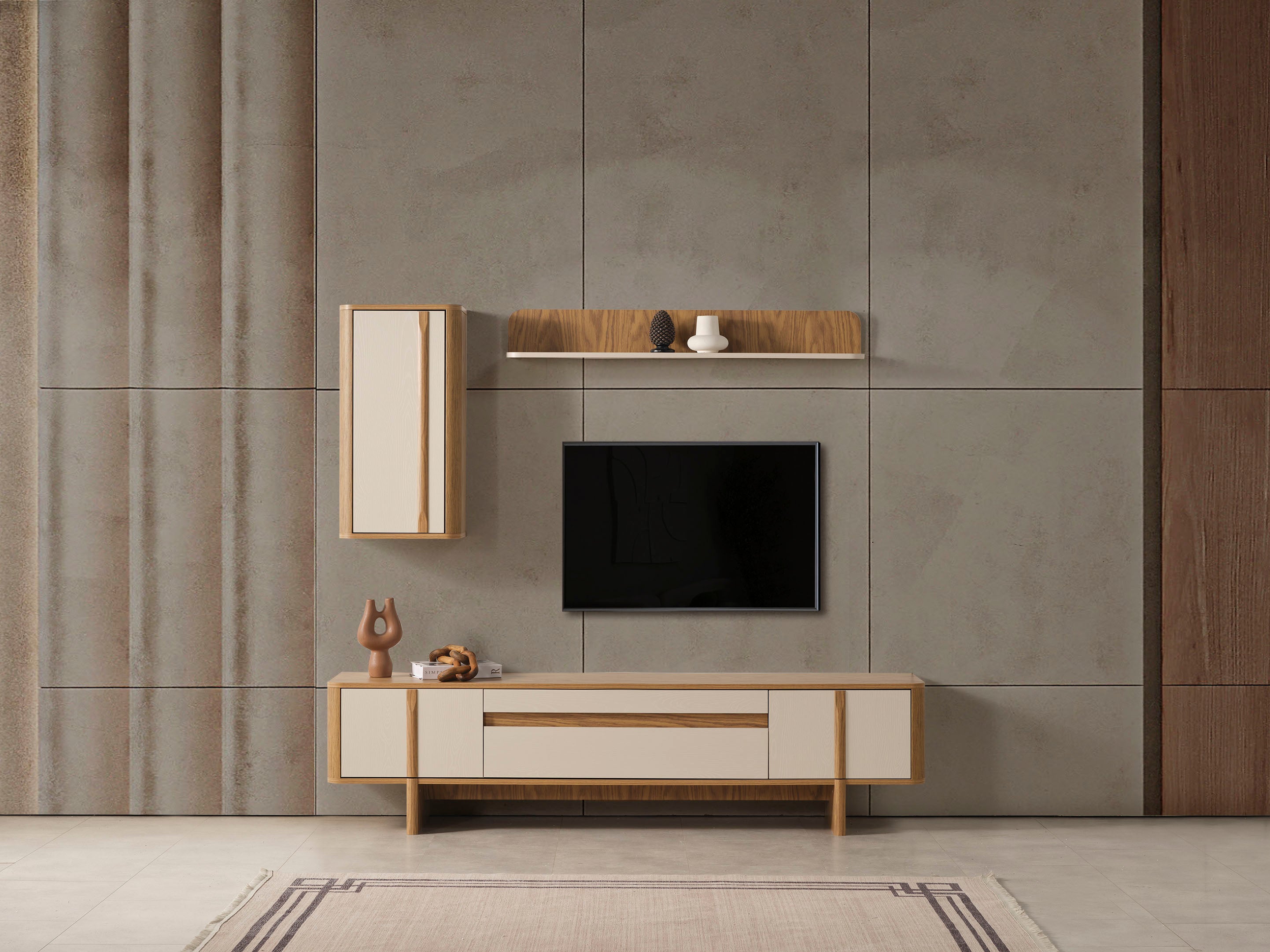 Eylül Yemek Odası Takımı Modern TV Ünitesi ürün görseli 7