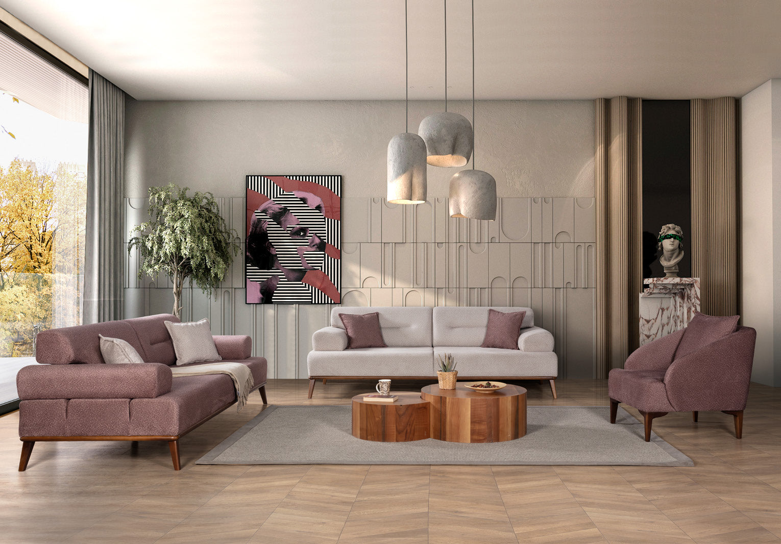 Siesta Koltuk Takımı Modern Koltuk Takımı ürün görseli 1