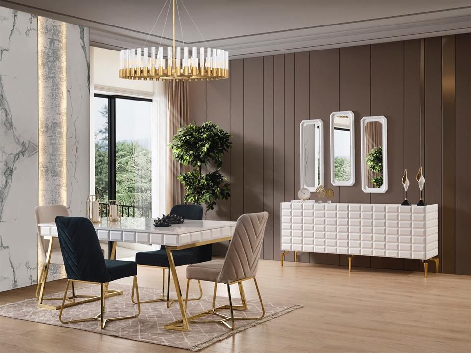 Ağva Aytaşı Yemek Odası Takımı Modern Konsol ürün görseli 1