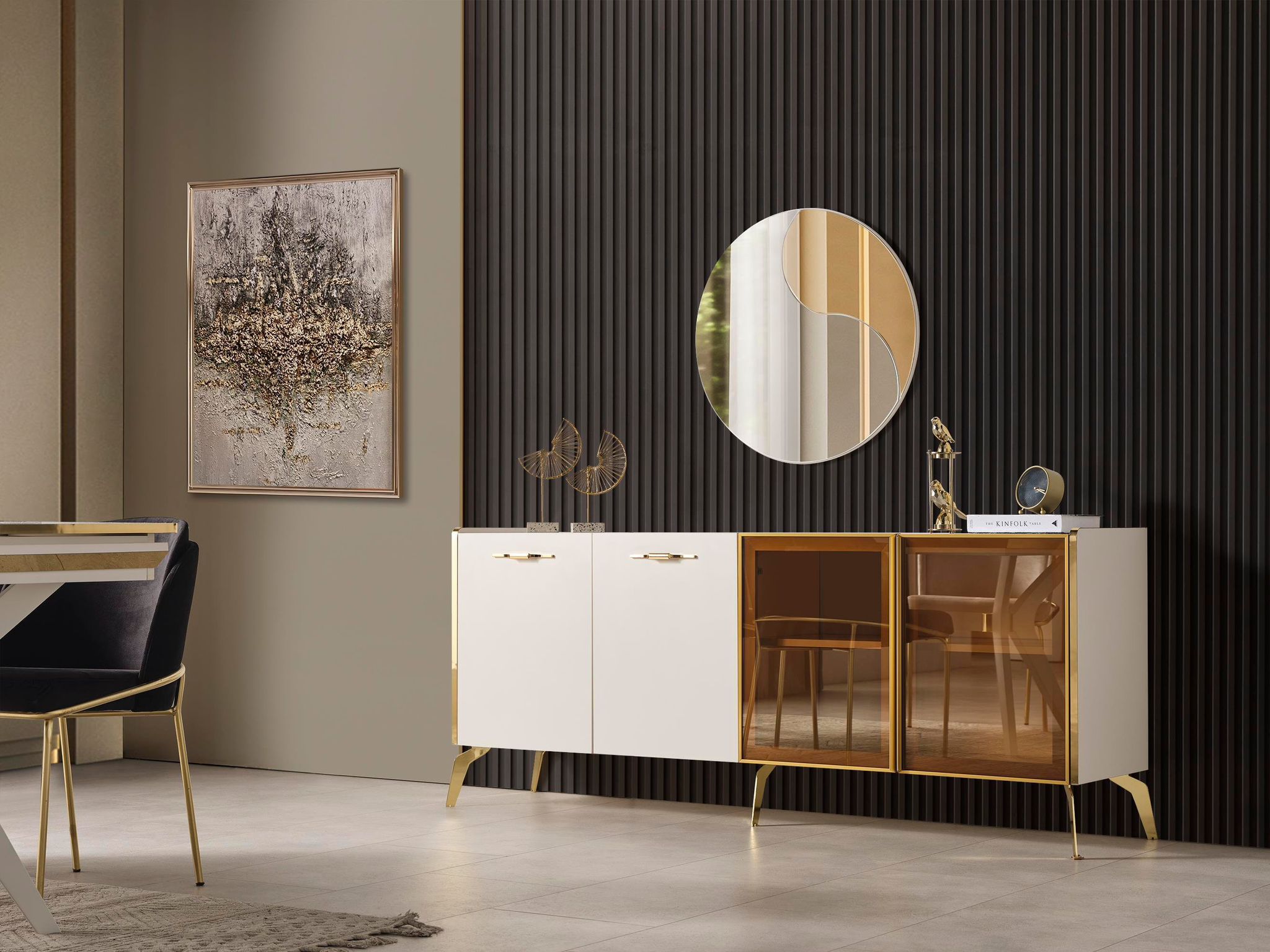 Alyans Yemek Odası Takımı Modern Konsol ürün görseli 5