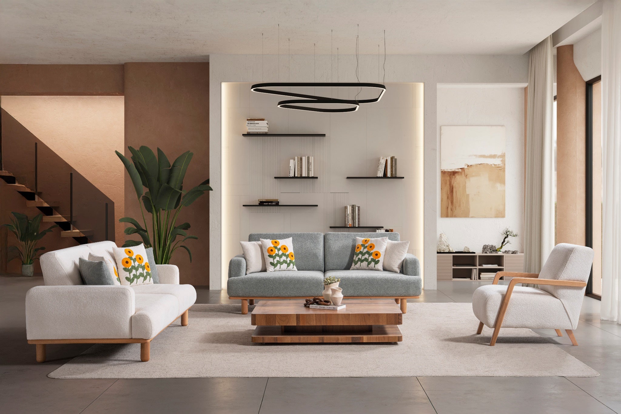 Bohem Koltuk Takımı Modern Koltuk Takımı ürün görseli 1