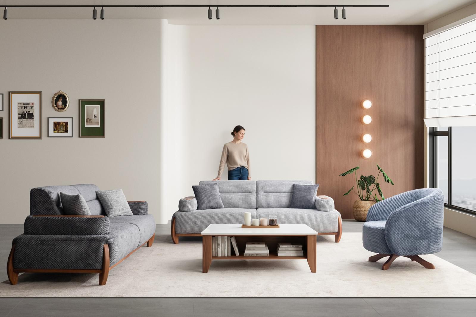 Dallas Koltuk Takımı Modern Koltuk Takımı ürün görseli 2