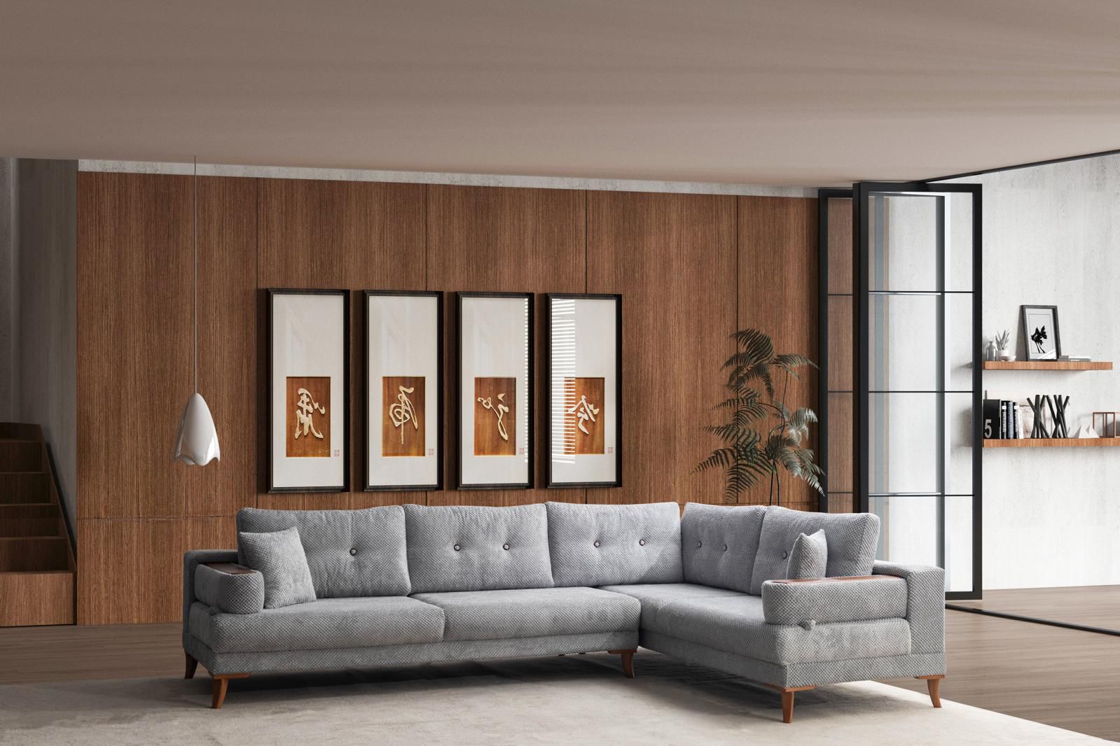 Nova Köşe Koltuk Takımı Modern Köşe Koltuk ürün görseli 1