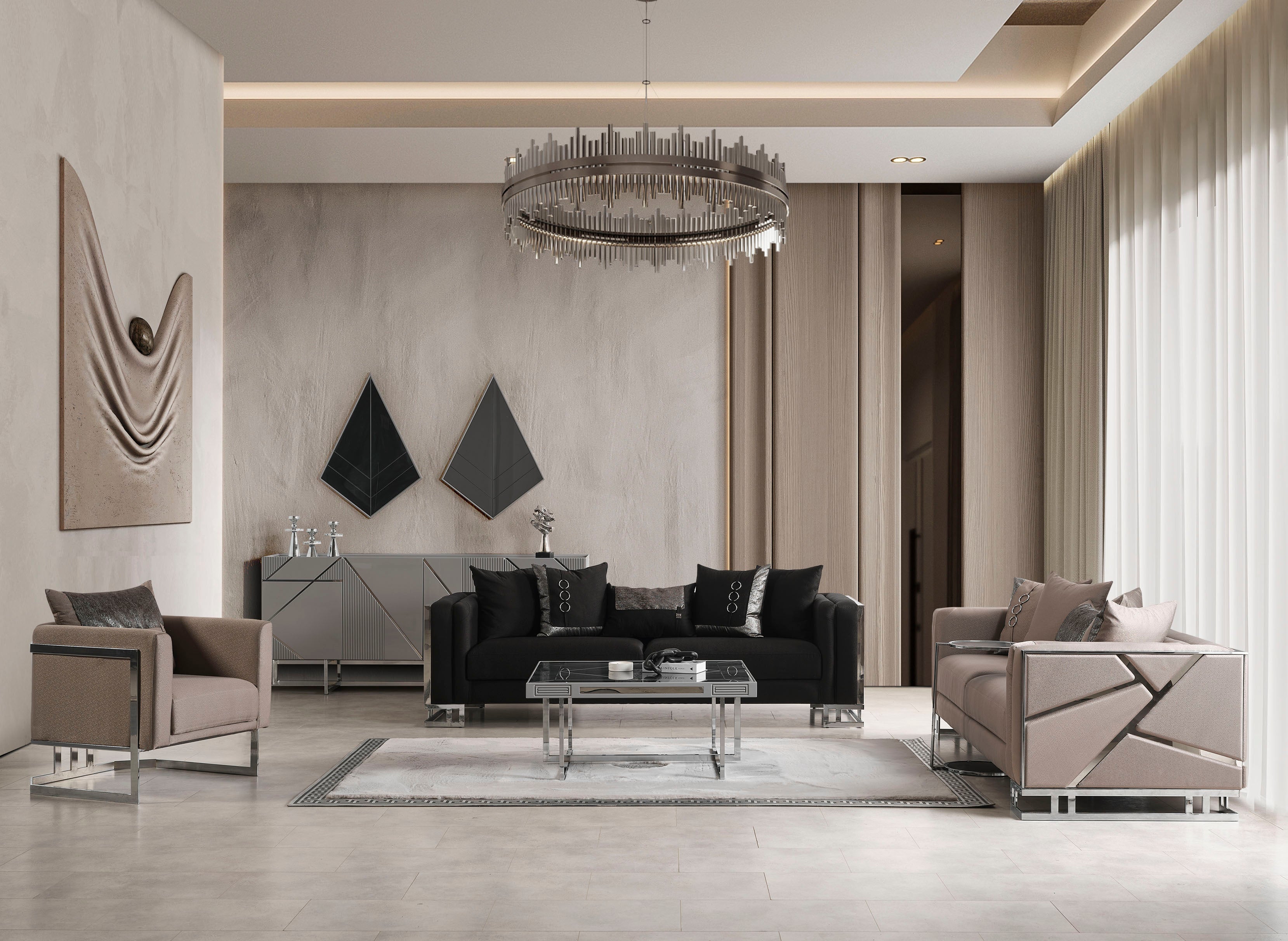 Prag Koltuk Takımı Modern Koltuk Takımı ürün görseli 1
